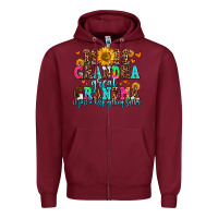 Burgundy mom grandma great grandma its just a keep getting Zipper Hoodie - AdoDesignShop