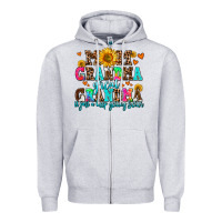 Heather Grey mom grandma great grandma its just a keep getting Zipper Hoodie - AdoDesignShop