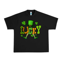 Black St. Patrick's lucky leprechaun Urban Heavy Tee - OliviaCreatesArt