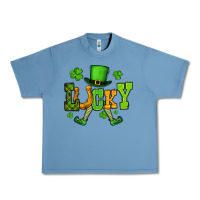 Pebble Blue St. Patrick's lucky leprechaun Urban Heavy Tee - OliviaCreatesArt