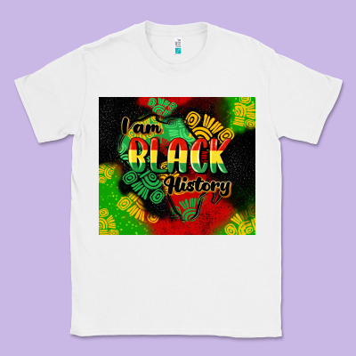 I Am Black History Tumbler Cowgirl Classic Tee Designed By Cowgirlartshop
