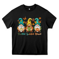 Black Thankful grateful blessed Heavy Core Tee - NancyCooperArtShop