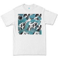 White teal glitter and cowhide Premium Tee - TumblerDesignByShophia