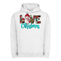 Pigment Lunar Rock love christmas snowman Urban Hoodie - JahusDesignShop