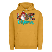 Pigment Peanut Butter love christmas snowman Urban Hoodie - JahusDesignShop