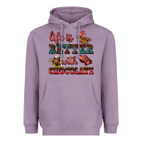Lavender life is better with chocolate Heavyweight Hoodie - AdoDesignShop