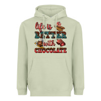 Matcha life is better with chocolate Heavyweight Hoodie - AdoDesignShop