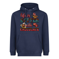 Navy life is better with chocolate Heavyweight Hoodie - AdoDesignShop