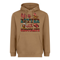 Toasted Coconut life is better with chocolate Heavyweight Hoodie - AdoDesignShop