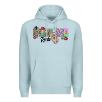 Blue Mist my mini me rocks Premium Hoodie - CowhideDigitalArt