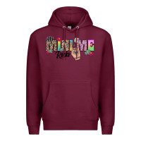 Burgundy my mini me rocks Premium Hoodie - CowhideDigitalArt