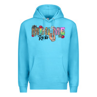 Ocean Blue my mini me rocks Premium Hoodie - CowhideDigitalArt