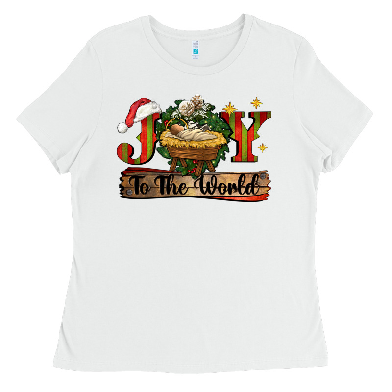 Joy To The World Ladies Tee by CowGirlArtShop | Teevron