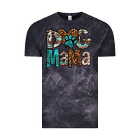 Cloud Black dog mama Vintage Tee - OliviaCreatesArt