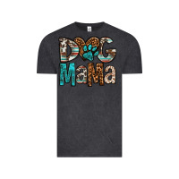 Vintage Black dog mama Vintage Tee - OliviaCreatesArt