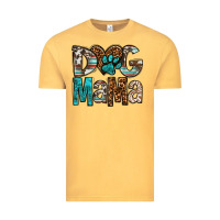 Vintage Mustard dog mama Vintage Tee - OliviaCreatesArt