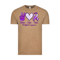 Vintage Coffee Peace Love Cure Odgkins Lympoma Vintage Tee - Jasminsmagicworld