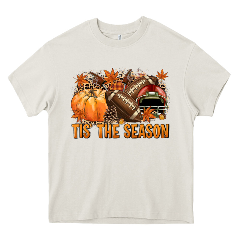 Tis' The Season American Football Heavy Core Tee by NancyCooperArtShop | Teevron