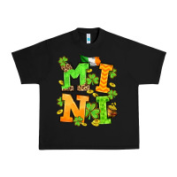 Black St. Patrick's Day mini Urban Heavy Tee - OliviaCreatesArt