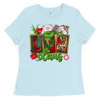 Baby Blue lpn licensed practical claus Ladies Tee - CowGirlArtShop