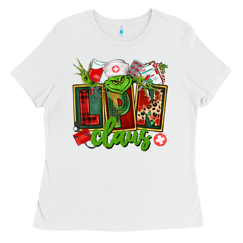 Lpn Licensed Practical Claus Ladies Tee by CowGirlArtShop | Teevron