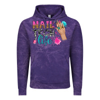 Cloud Purple nail tech life bbs Vintage Hoodie - BundleAndBundleShop