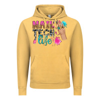 Vintage Mustard nail tech life bbs Vintage Hoodie - BundleAndBundleShop
