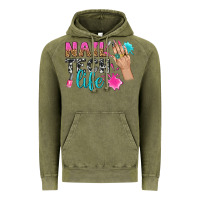 Vintage Olive nail tech life bbs Vintage Hoodie - BundleAndBundleShop
