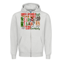 Dove Grey lunch lady Zipper Hoodie - AdoDesignShop