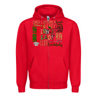 Red lunch lady Zipper Hoodie - AdoDesignShop