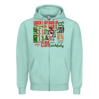 Seafoam lunch lady Zipper Hoodie - AdoDesignShop