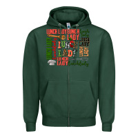 Sports Green lunch lady Zipper Hoodie - AdoDesignShop
