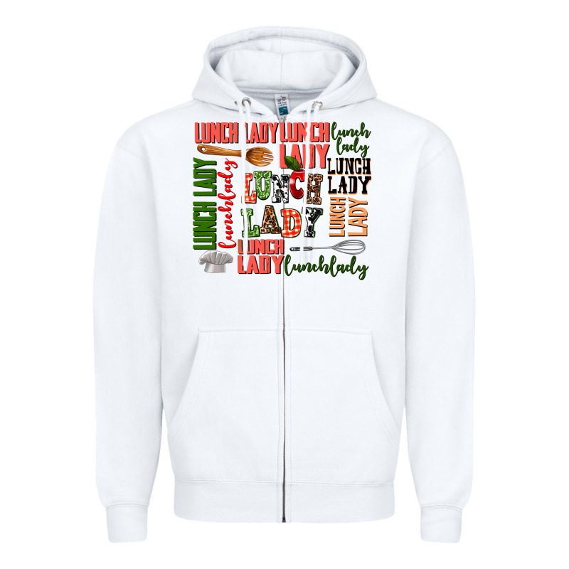 Lunch Lady Zipper Hoodie by AdoDesignShop | Teevron