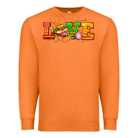 Carrot love with hamburger Premium Sweatshirt - AdoDesignShop