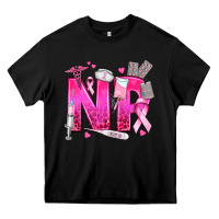 Black breast cancer np nurse practitioner Heavy Core Tee - texasbilliewilder