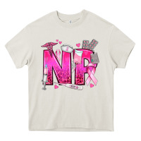 Cream breast cancer np nurse practitioner Heavy Core Tee - texasbilliewilder