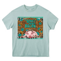 Arona whats shakin bacon baby pig Heavy Core Tee - RanaPortraitStore