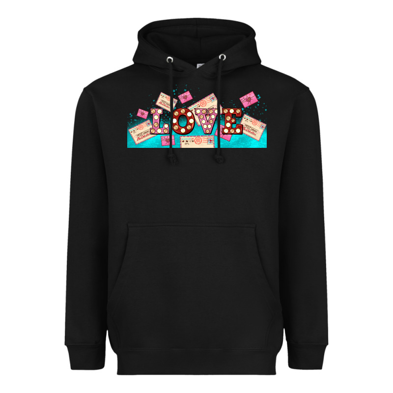 Love And Love Letters Heavyweight Hoodie by AdoDesignShop | Teevron