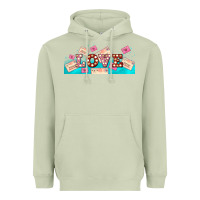 Matcha love and love letters Heavyweight Hoodie - AdoDesignShop