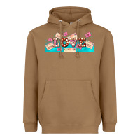 Toasted Coconut love and love letters Heavyweight Hoodie - AdoDesignShop