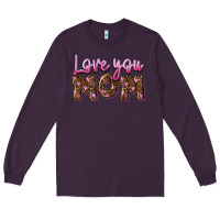 Plum love you mom Long Sleeve Tee - FaDigitalArtStudio