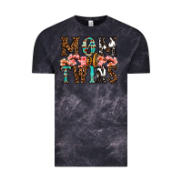 Cloud Black mom of twins Vintage Tee - OliviaCreatesArt
