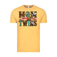 Vintage Mustard mom of twins Vintage Tee - OliviaCreatesArt