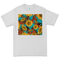 Rustic Sunflowers Premium Tee | Teevron