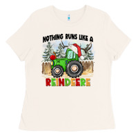 Bone nothing runs like a reindeere Ladies Tee - CowGirlArtShop