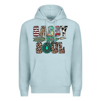 Blue Mist sassy little soul Premium Hoodie - CowhideDigitalArt
