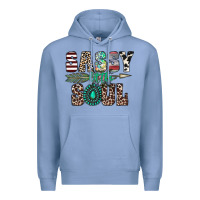 Colony Blue sassy little soul Premium Hoodie - CowhideDigitalArt