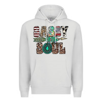 Dove Grey sassy little soul Premium Hoodie - CowhideDigitalArt