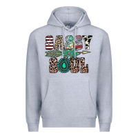Heather Grey sassy little soul Premium Hoodie - CowhideDigitalArt