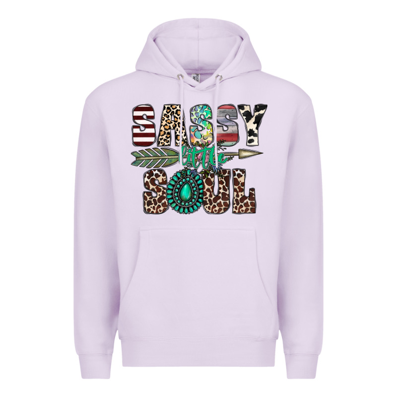 Sassy Little Soul Premium Hoodie by CowhideDigitalArt | Teevron